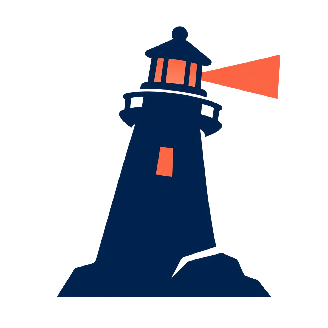 Ilustración del faro de Odd Harbor
